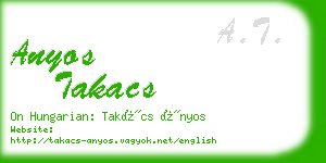 anyos takacs business card